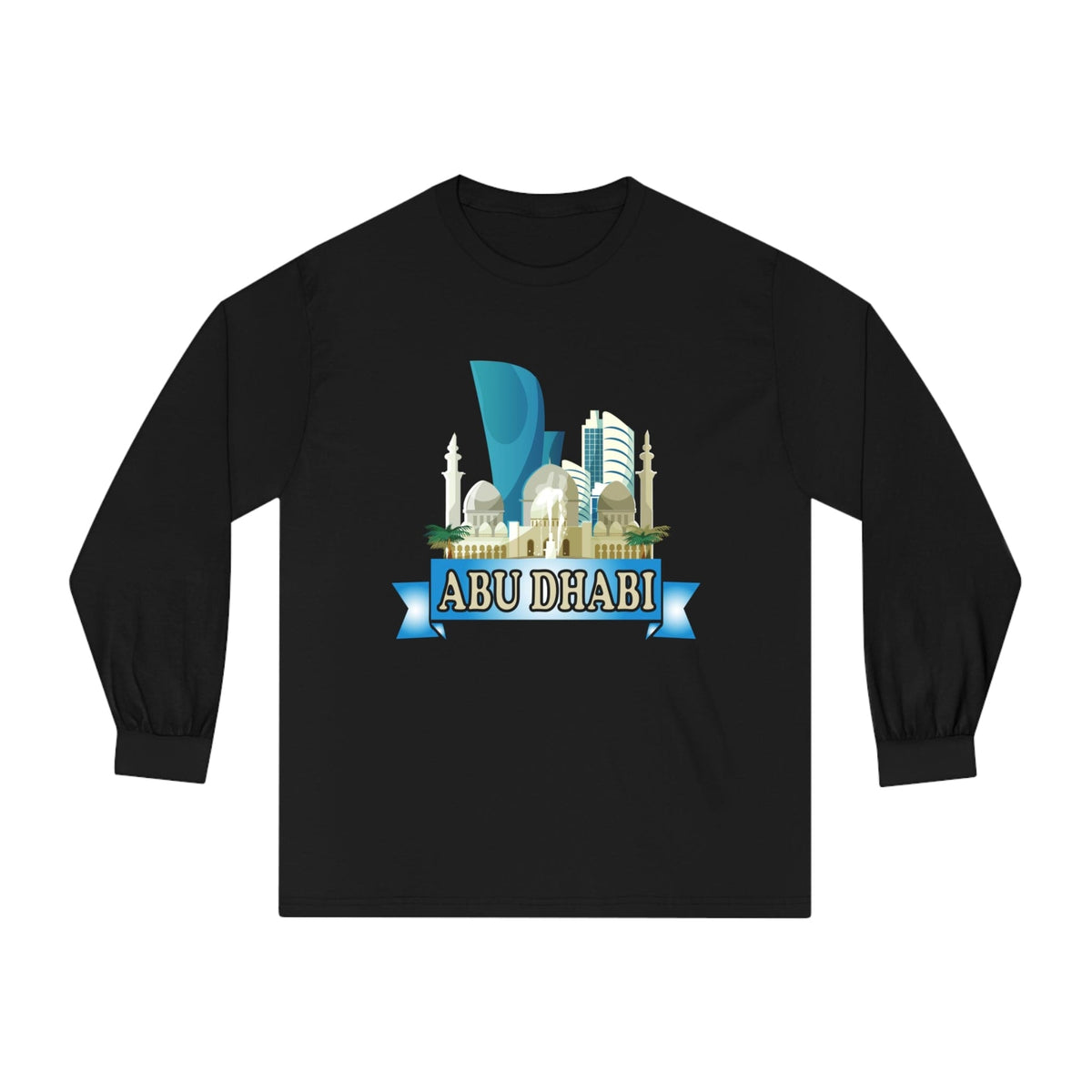 ABU DHABI – Trendy Design, Premium Long Sleeve Tee
