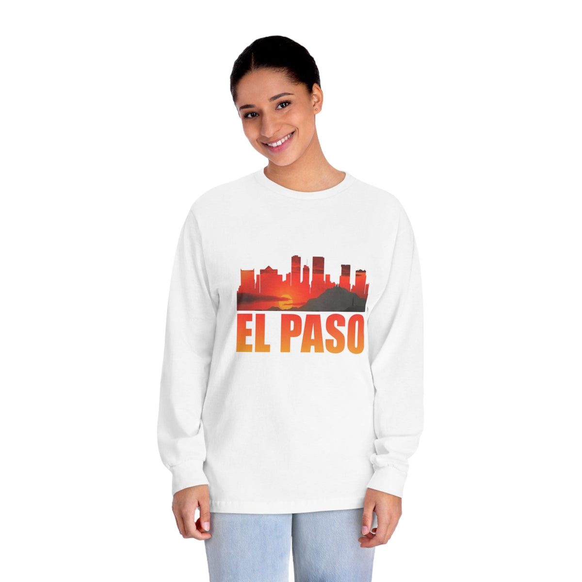 EL PASO – Trendy Design, Premium Long Sleeve Tee