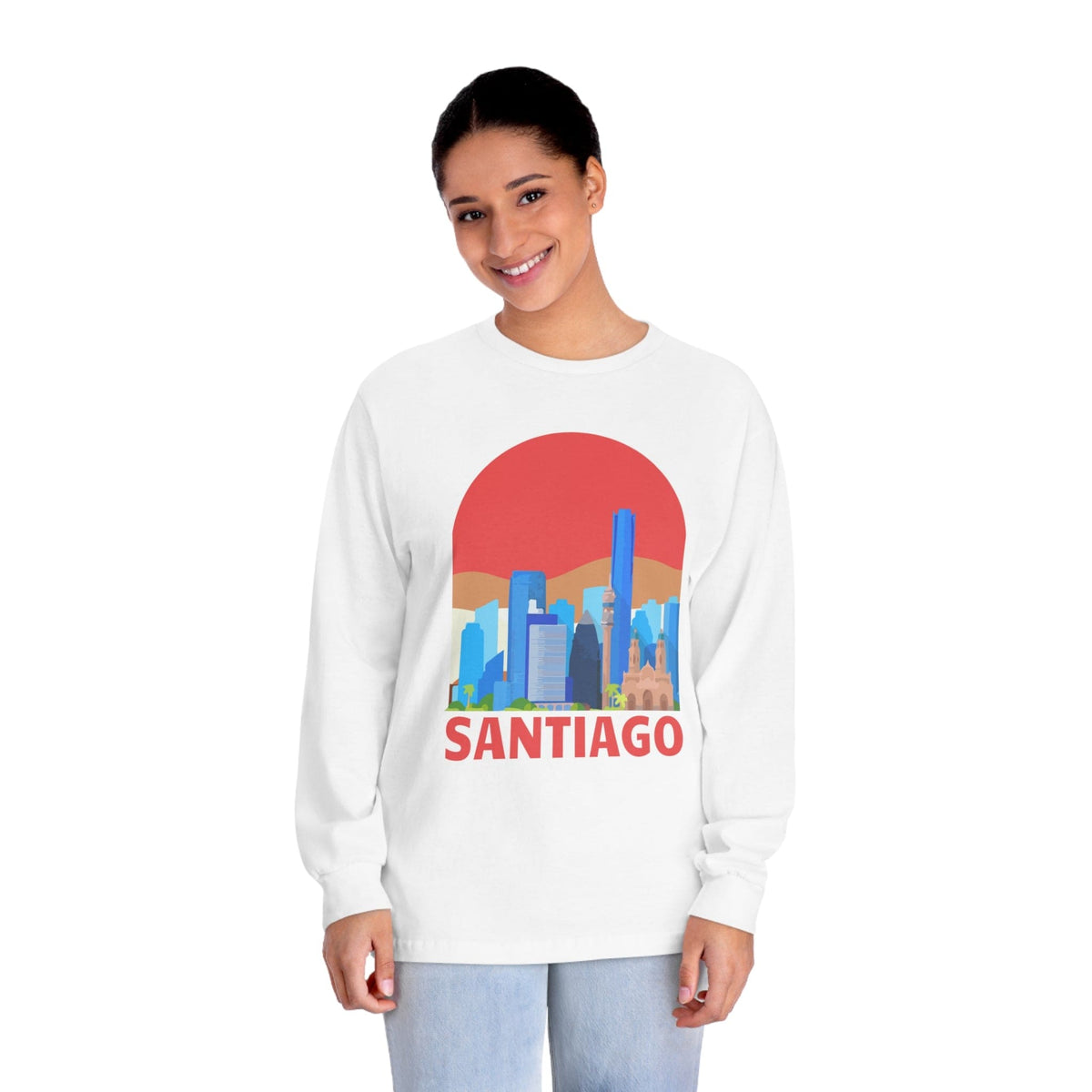 SANTIAGO – Trendy Design, Premium Long Sleeve Tee