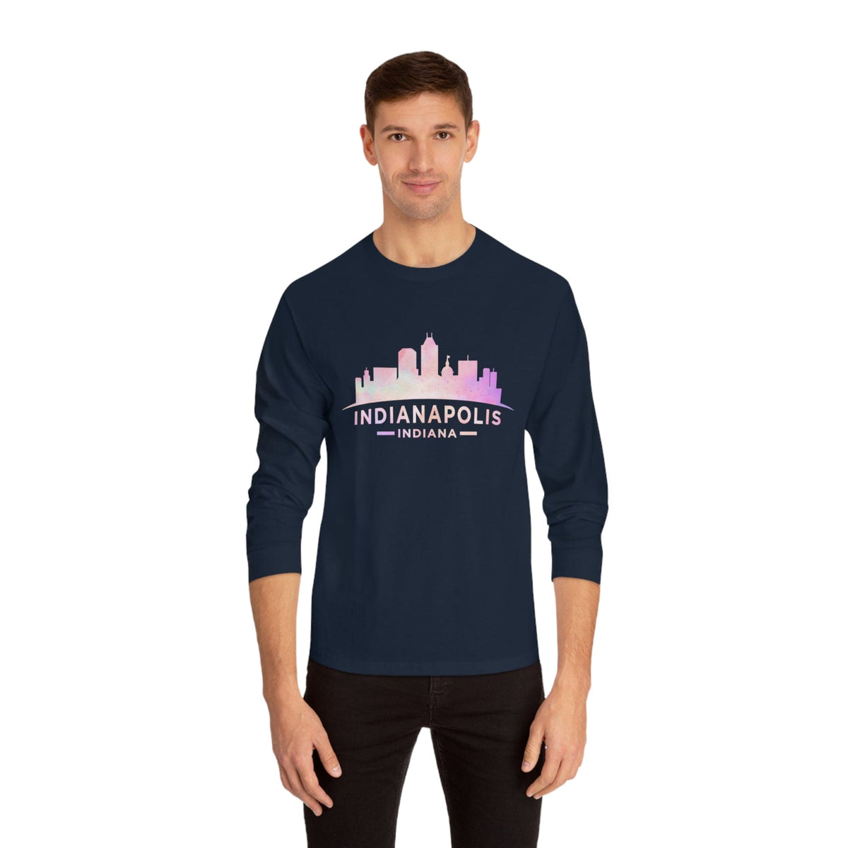 INDIANAPOLIS – Trendy Design, Premium Long Sleeve Tee