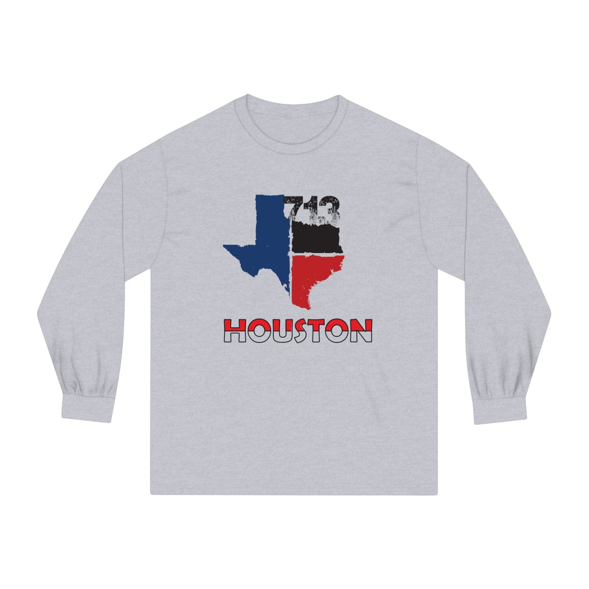 HOUSTON – Trendy Design, Premium Long Sleeve Tee