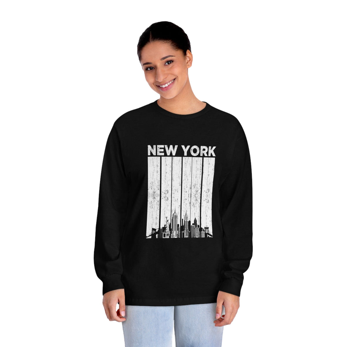 NEW YORK – Trendy Design, Premium Long Sleeve Tee