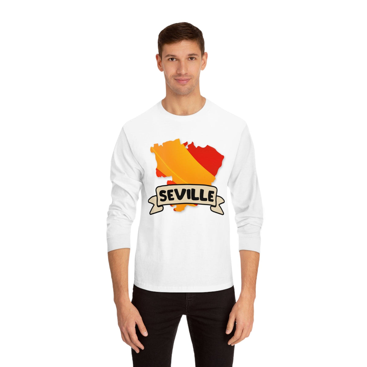 SEVILLE – Trendy Design, Premium Long Sleeve Tee
