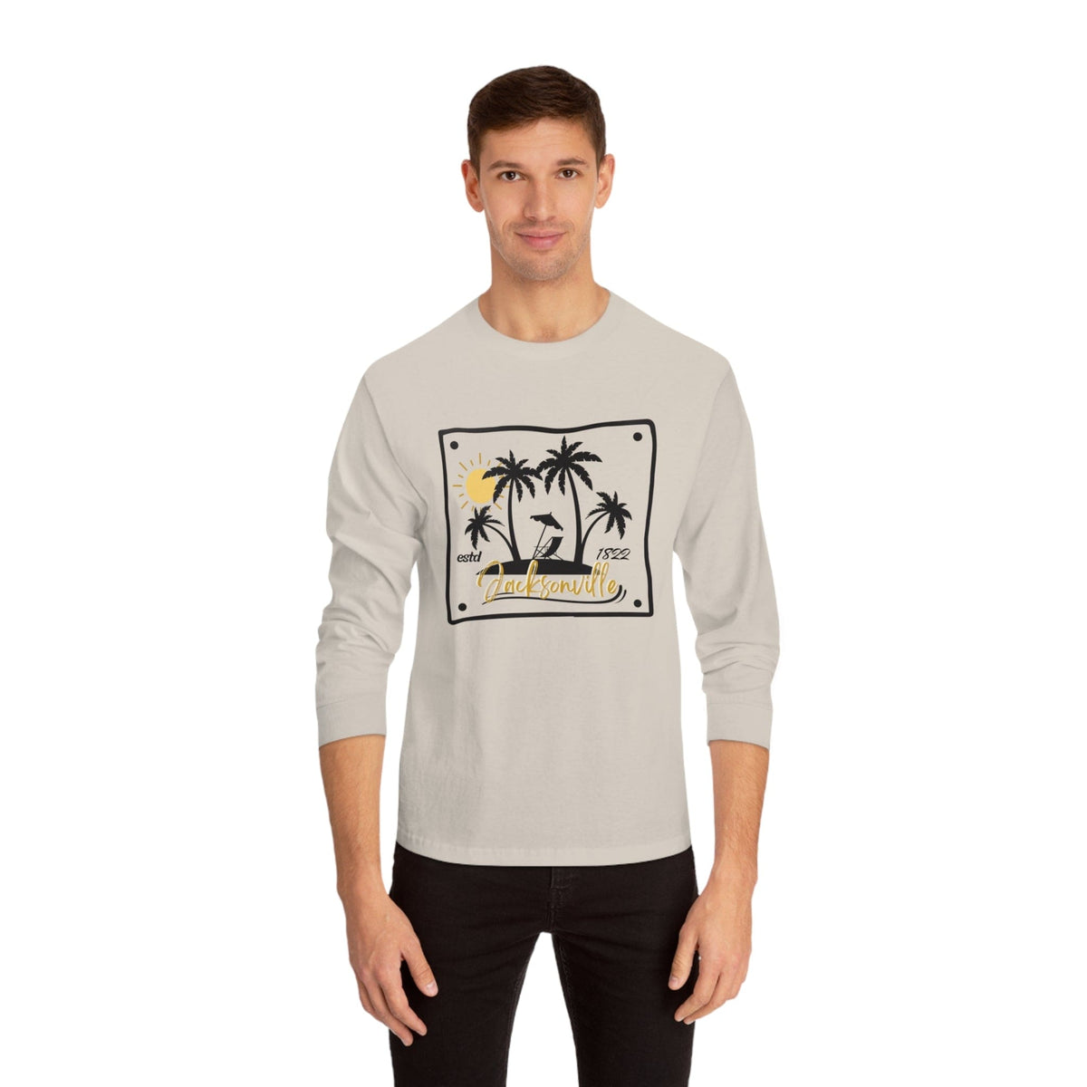 JACKSONVILLE – Trendy Design, Premium Long Sleeve Tee