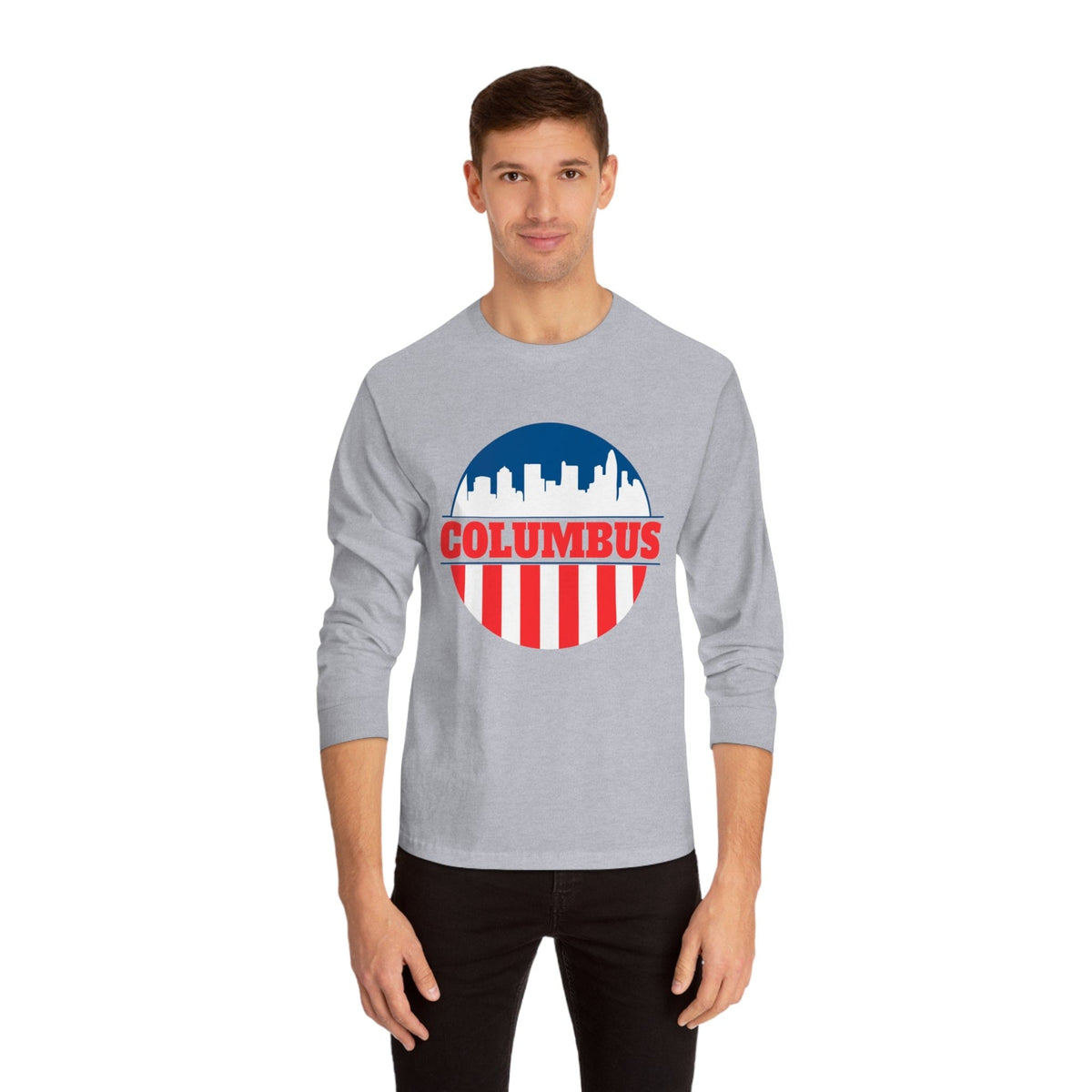 COLUMBUS – Trendy Design, Premium Long Sleeve Tee
