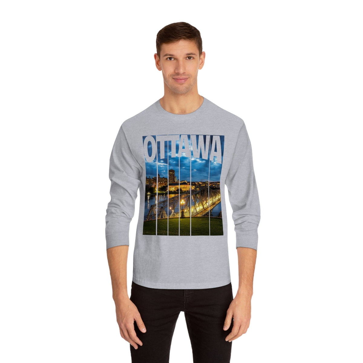 OTTAWA – Trendy Design, Premium Long Sleeve Tee
