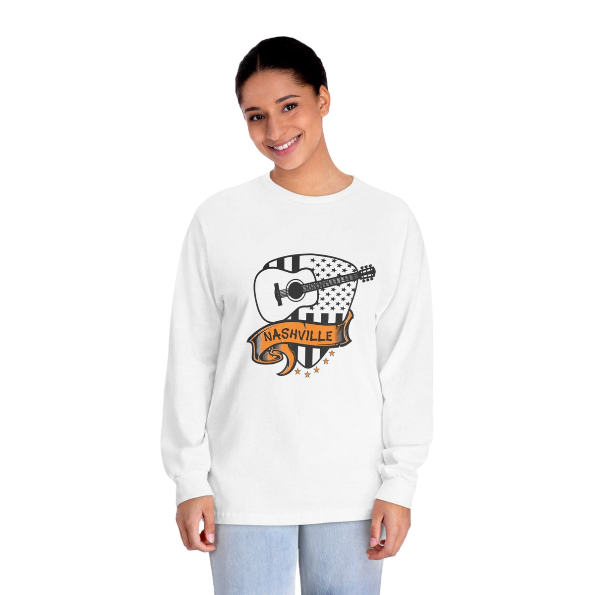 NASHVILLE – Trendy Design, Premium Long Sleeve Tee