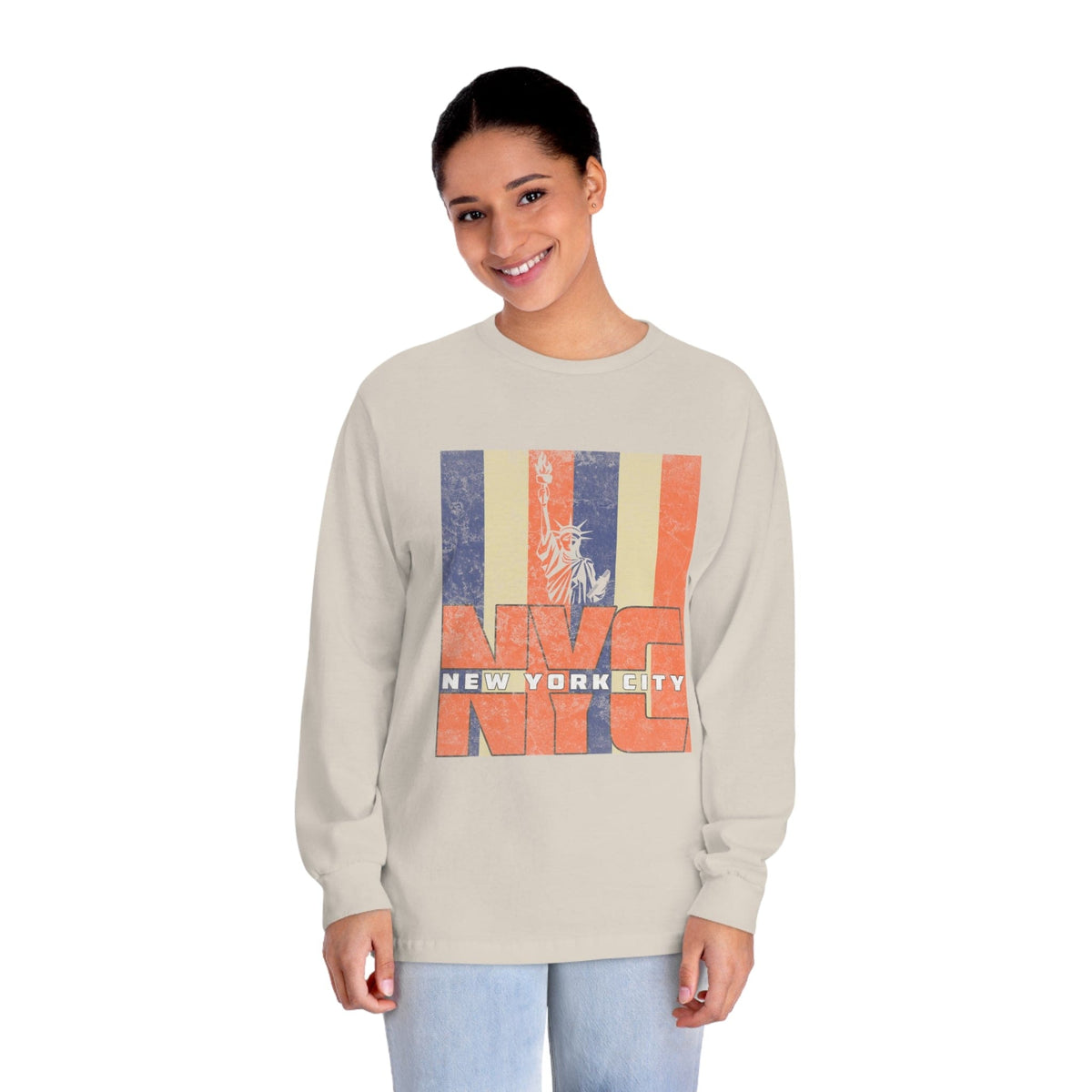NEW YORK CITY – Trendy Design, Premium Long Sleeve Tee