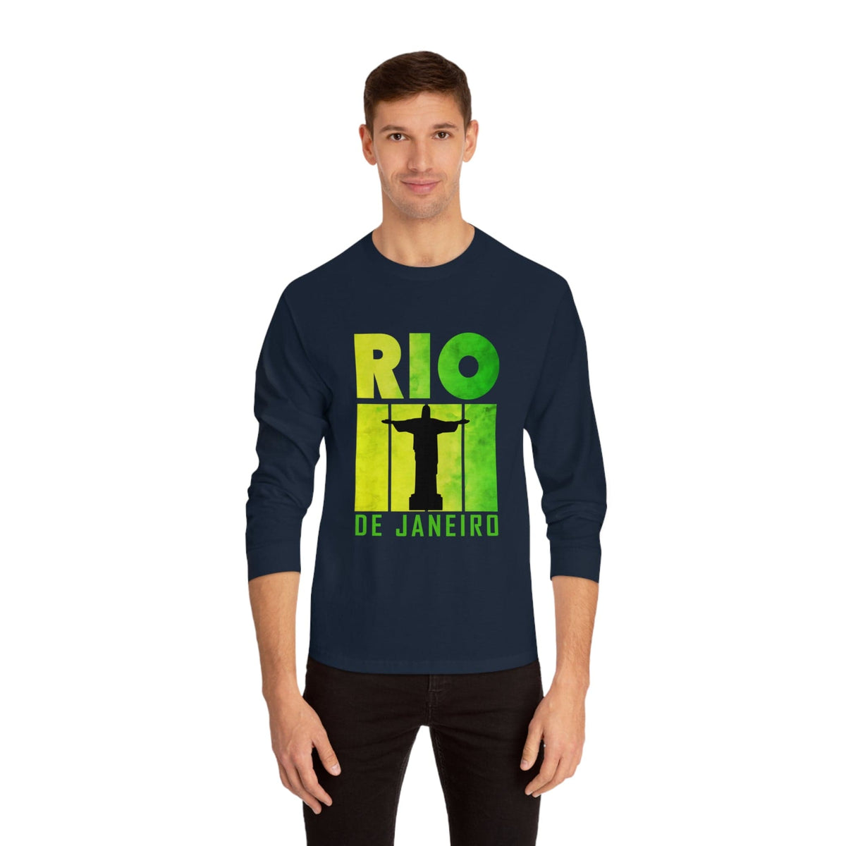 RO de JANEIRO – Trendy Design, Premium Long Sleeve Tee