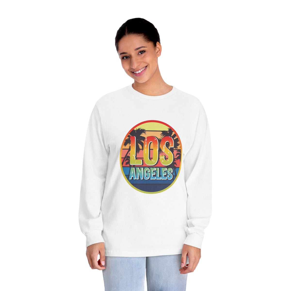 LOS ANGELES – Trendy Design, Premium Long Sleeve Tee