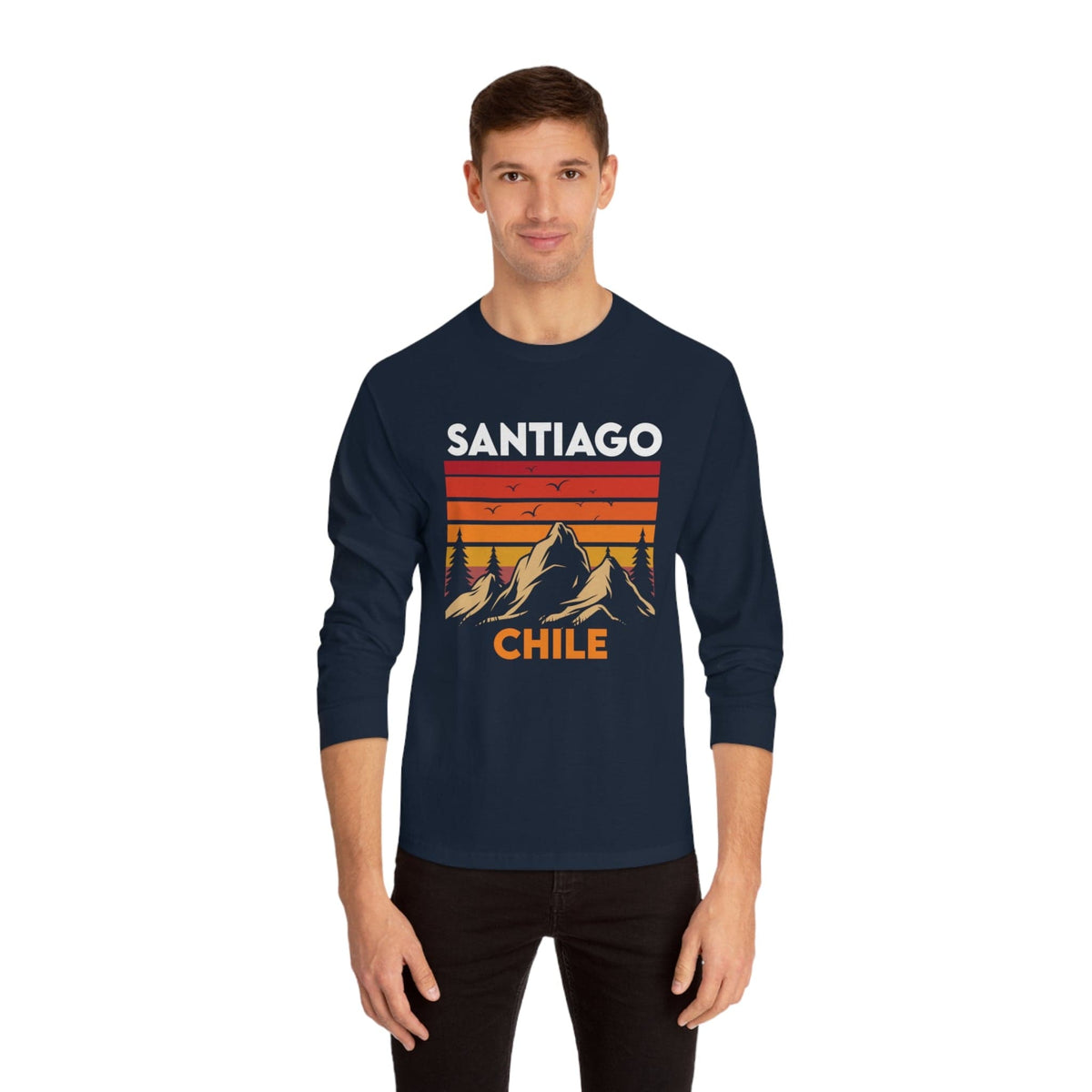 SANTIAGO – Trendy Design, Premium Long Sleeve Tee