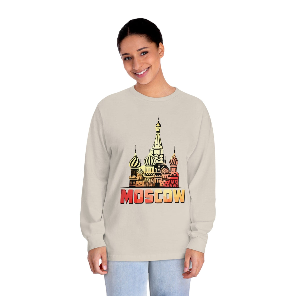 MOSCOW – Trendy Design, Premium Long Sleeve Tee