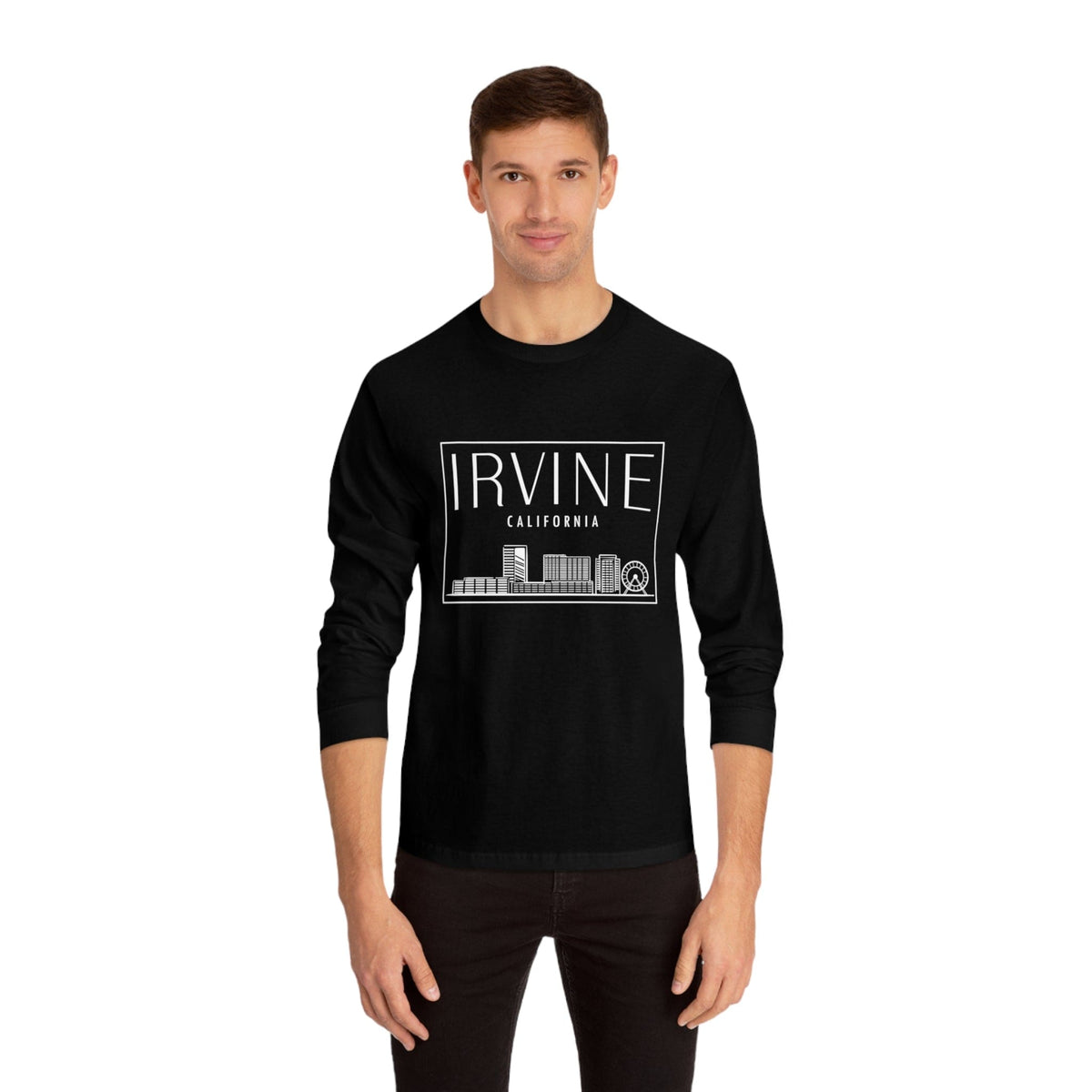 IRVINE – Trendy Design, Premium Long Sleeve Tee