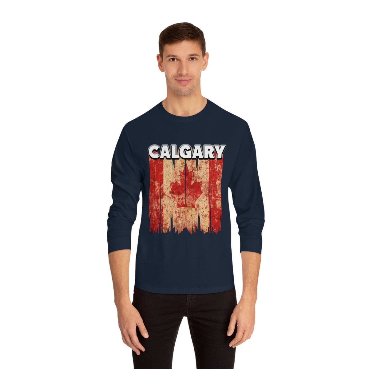 CALGARY – Trendy Design, Premium Long Sleeve Tee