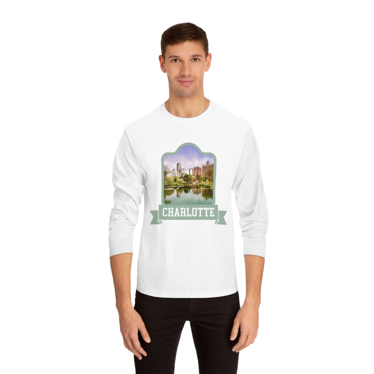CHARLOTTE – Trendy Design, Premium Long Sleeve Tee