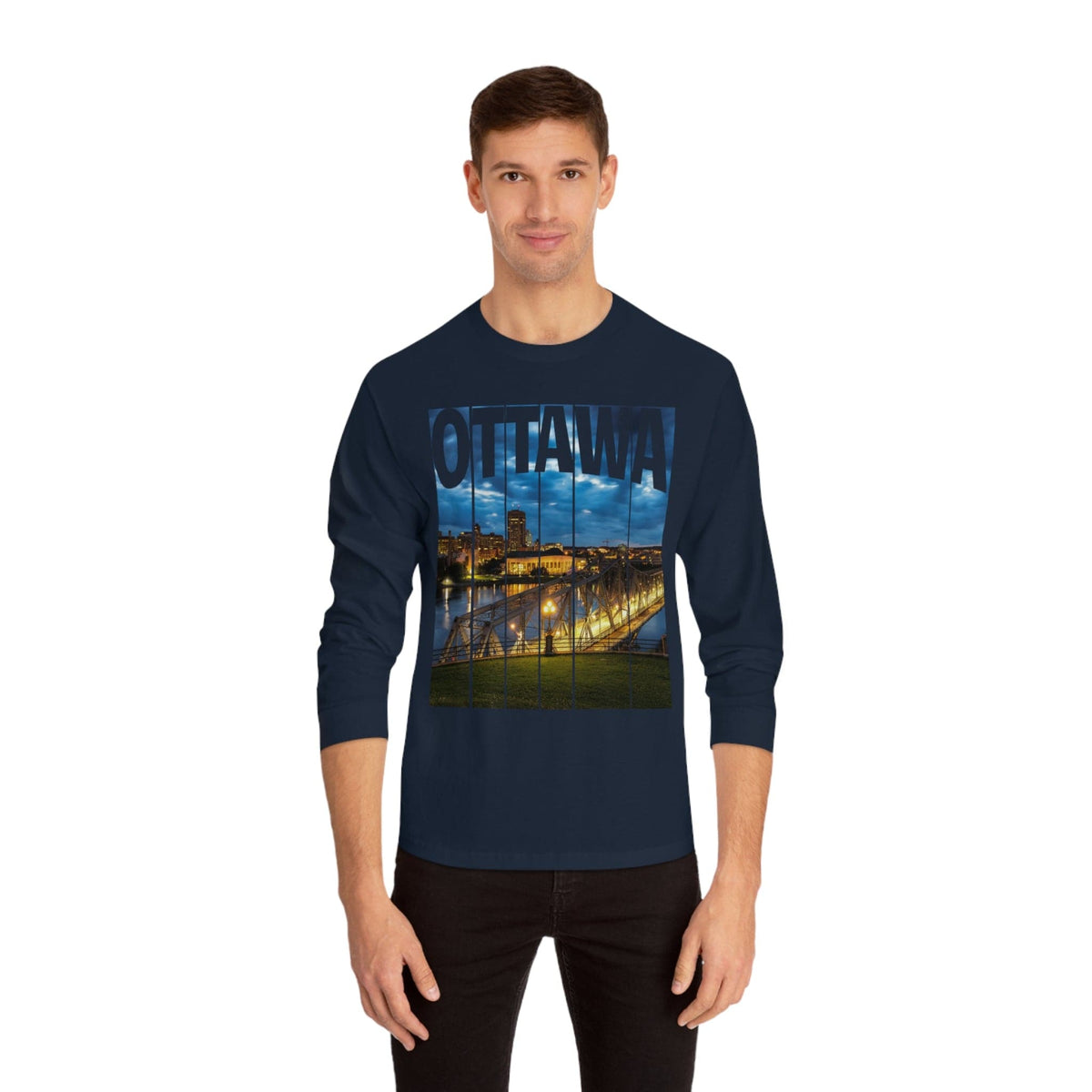 OTTAWA – Trendy Design, Premium Long Sleeve Tee