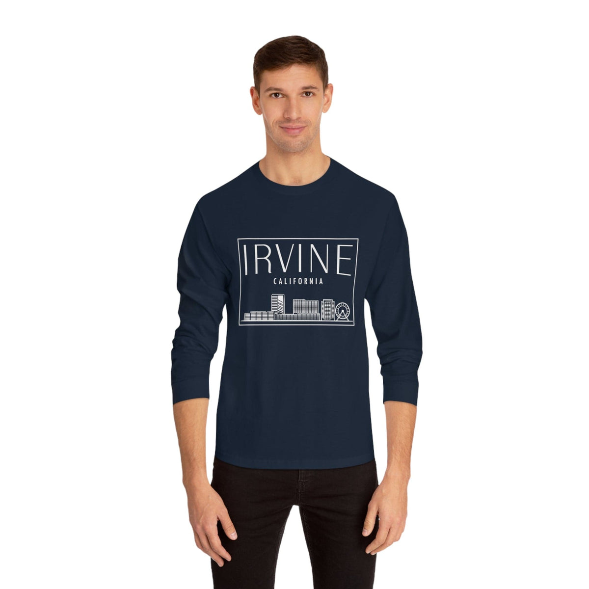 IRVINE – Trendy Design, Premium Long Sleeve Tee