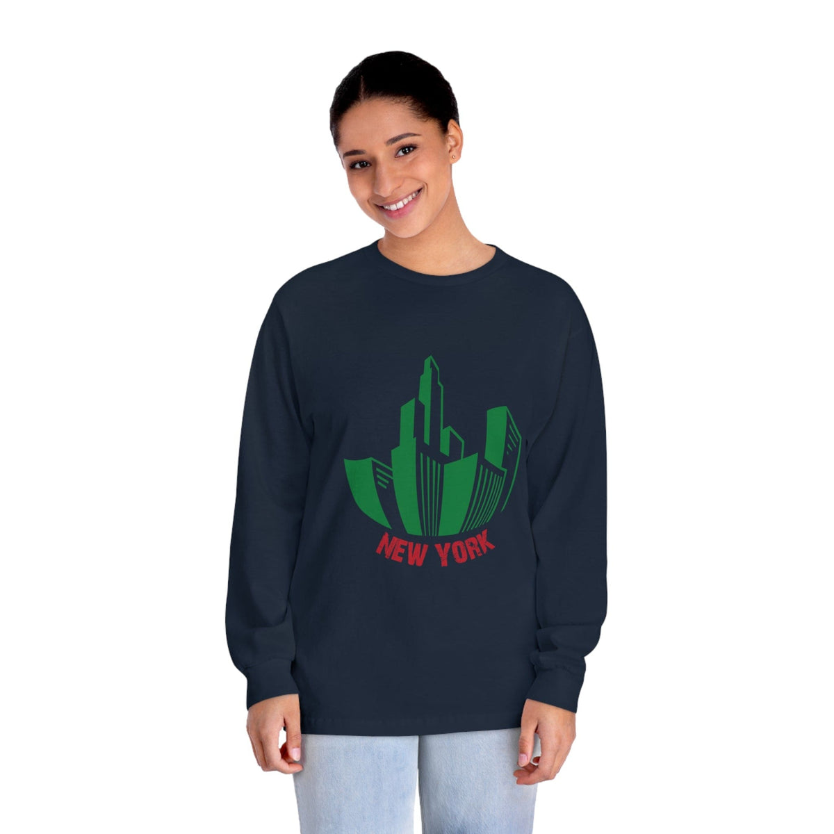 NEW YORK – Trendy Design, Premium Long Sleeve Tee