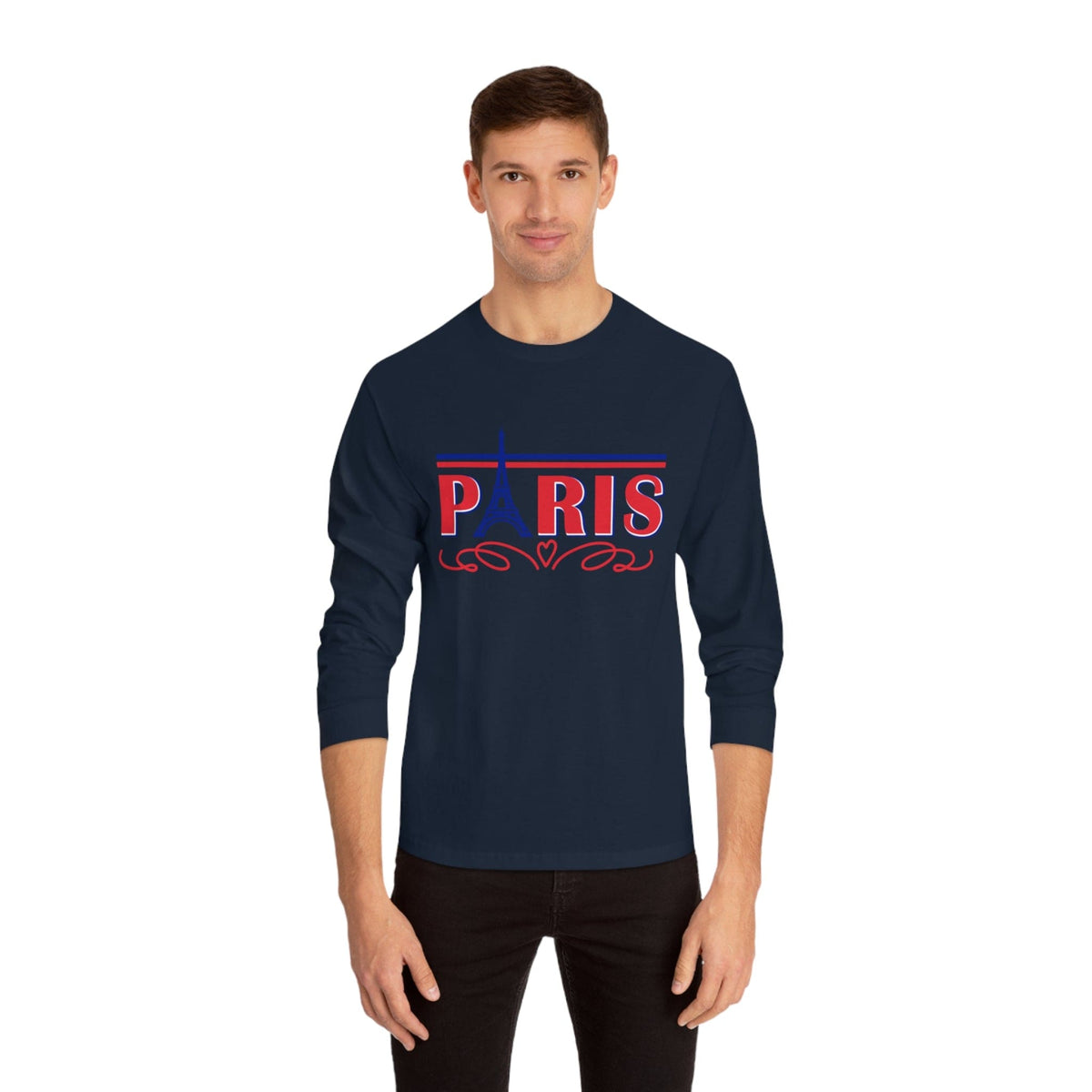 PARIS – Trendy Design, Premium Long Sleeve Tee