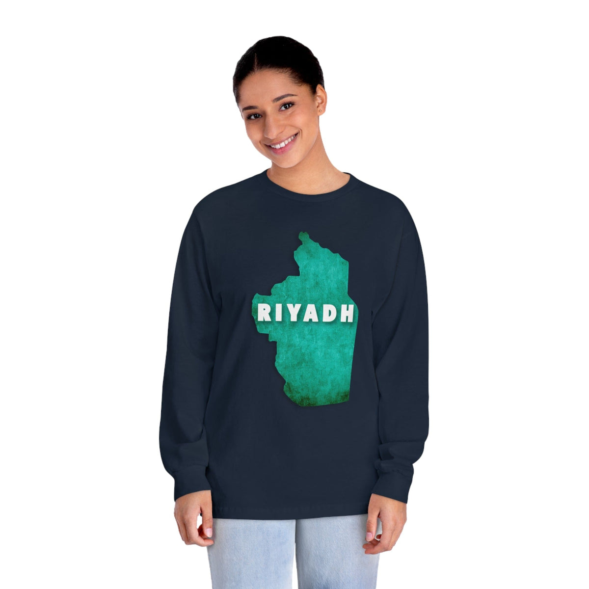 RIYADH – Trendy Design, Premium Long Sleeve Tee
