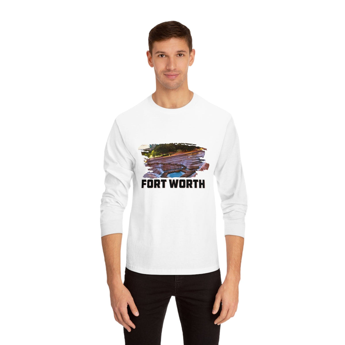 FORT WORTH – Trendy Design, Premium Long Sleeve Tee