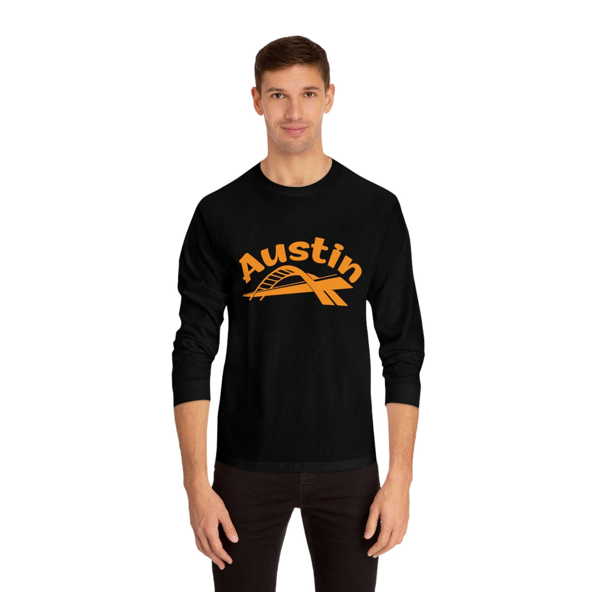 AUSTIN – Trendy Design, Premium Long Sleeve Tee