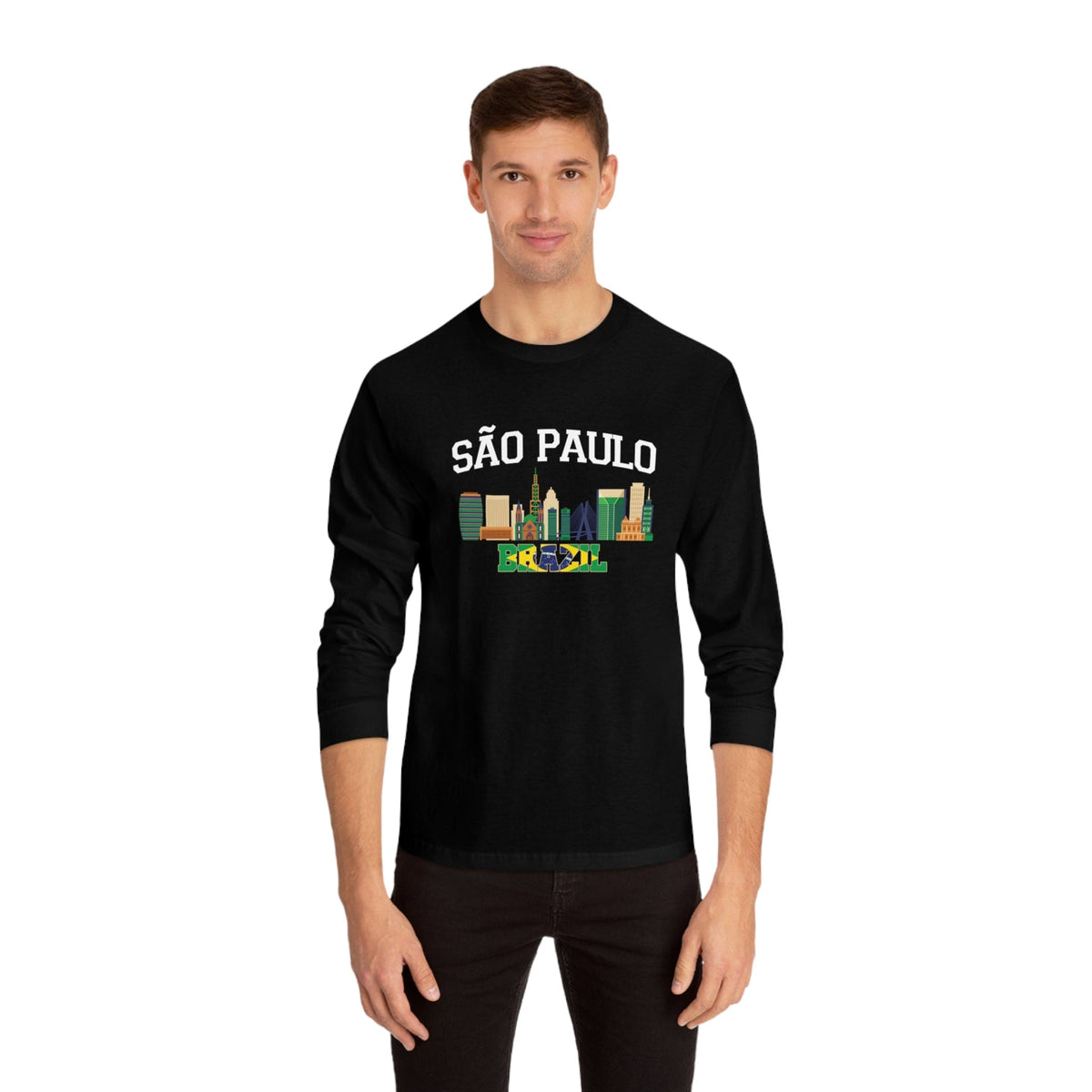 SAO PAULO – Trendy Design, Premium Long Sleeve Tee