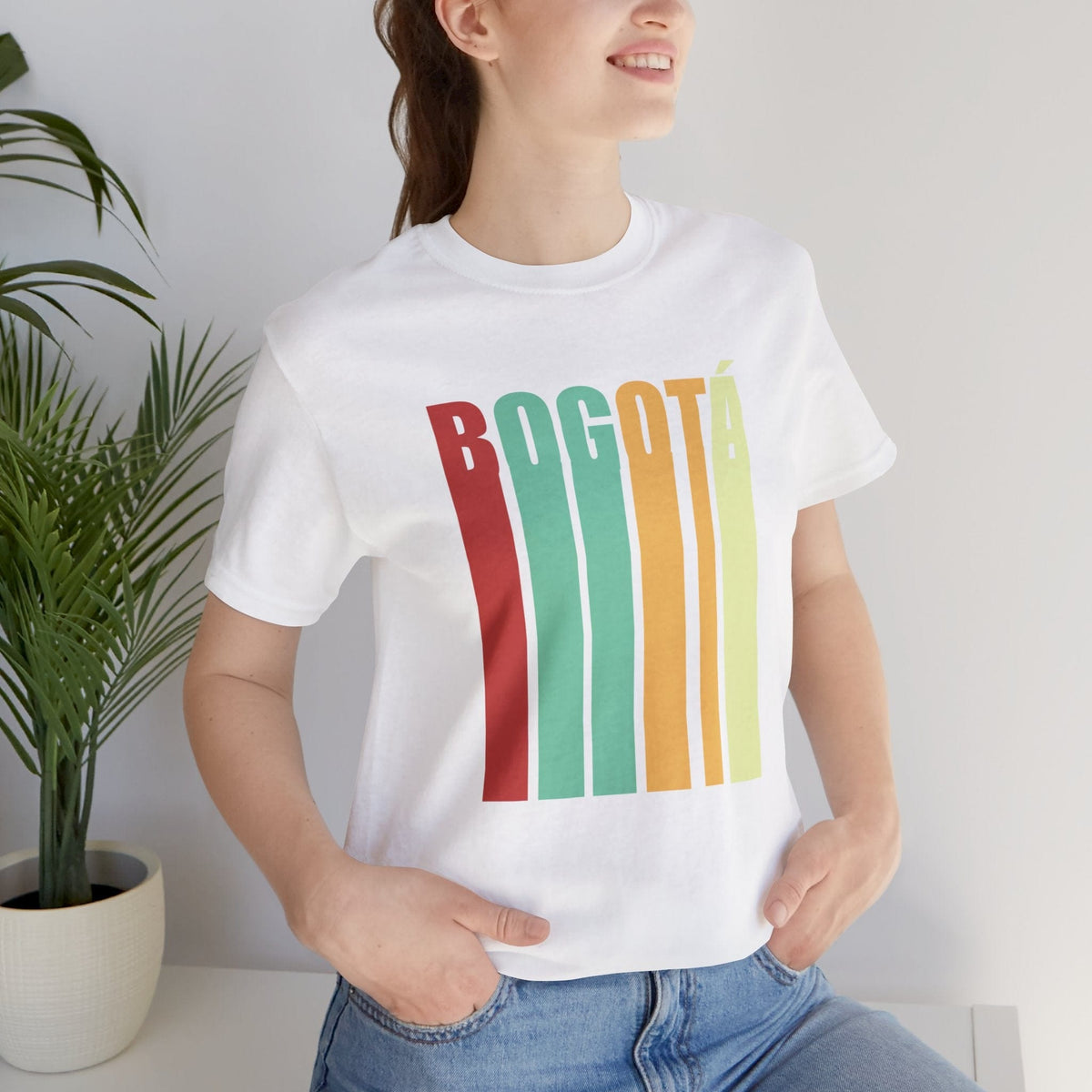 Vintage Bogotá Vertical - Short Sleeve Tee