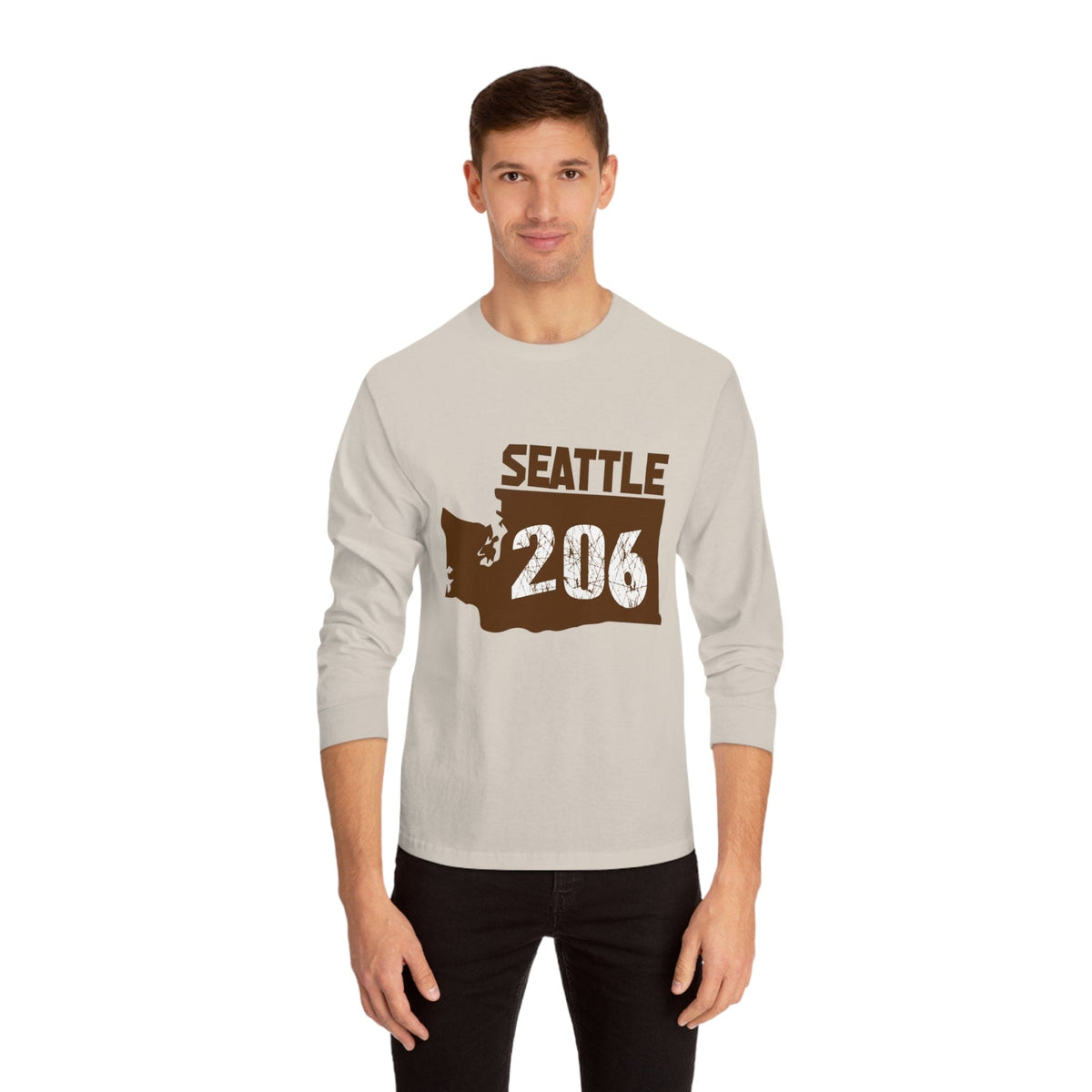 SEATTLE – Trendy Design, Premium Long Sleeve Tee