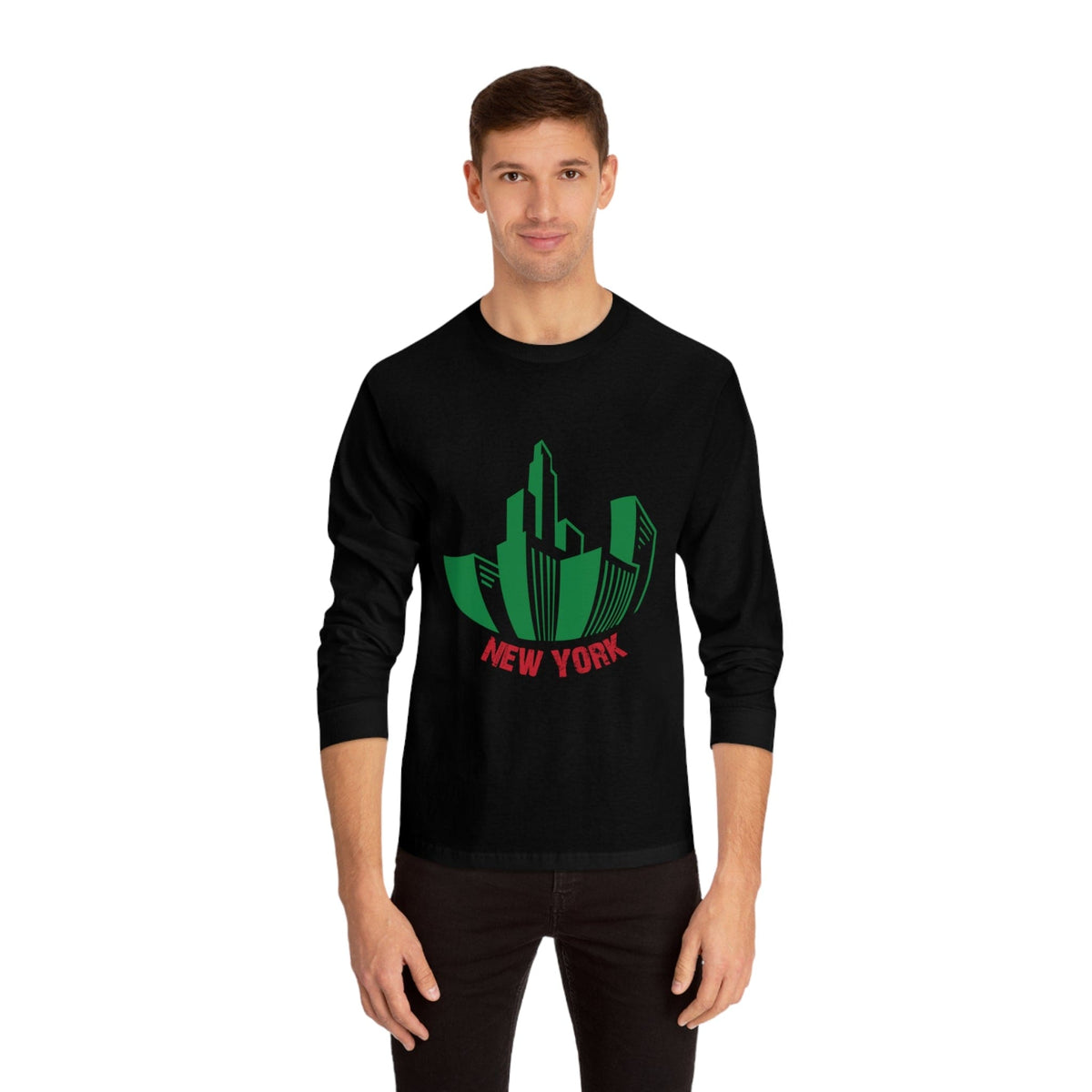 NEW YORK – Trendy Design, Premium Long Sleeve Tee