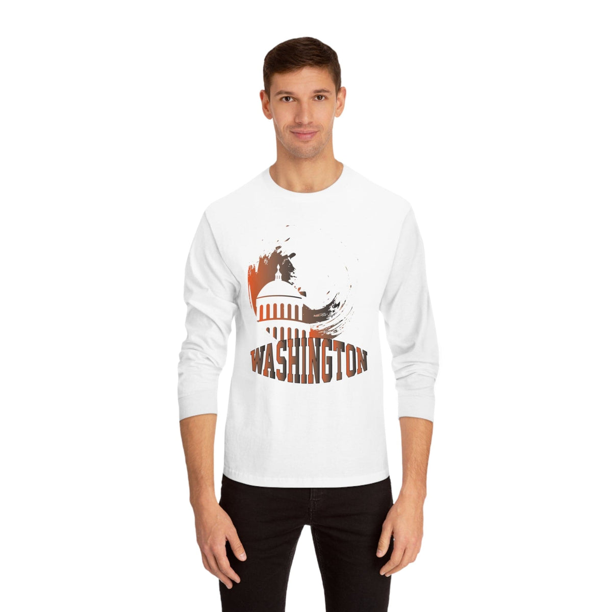 WASHINGTON – Trendy Design, Premium Long Sleeve Tee