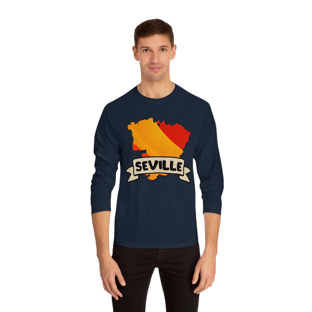 SEVILLE – Trendy Design, Premium Long Sleeve Tee