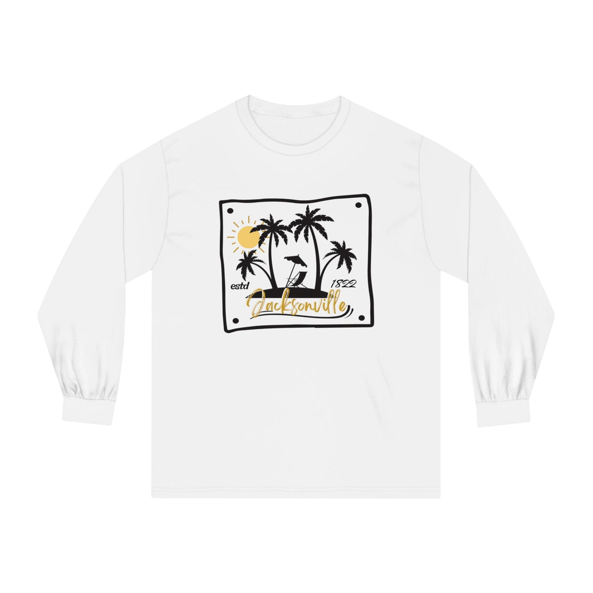JACKSONVILLE – Trendy Design, Premium Long Sleeve Tee
