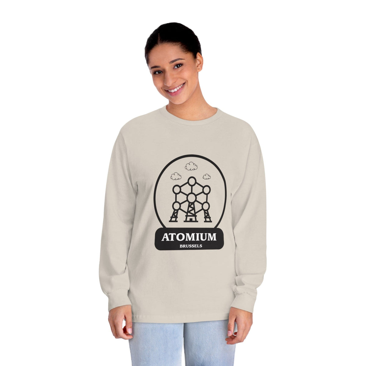 ATOMIUM BRUSSELS – Trendy Design, Premium Long Sleeve Tee