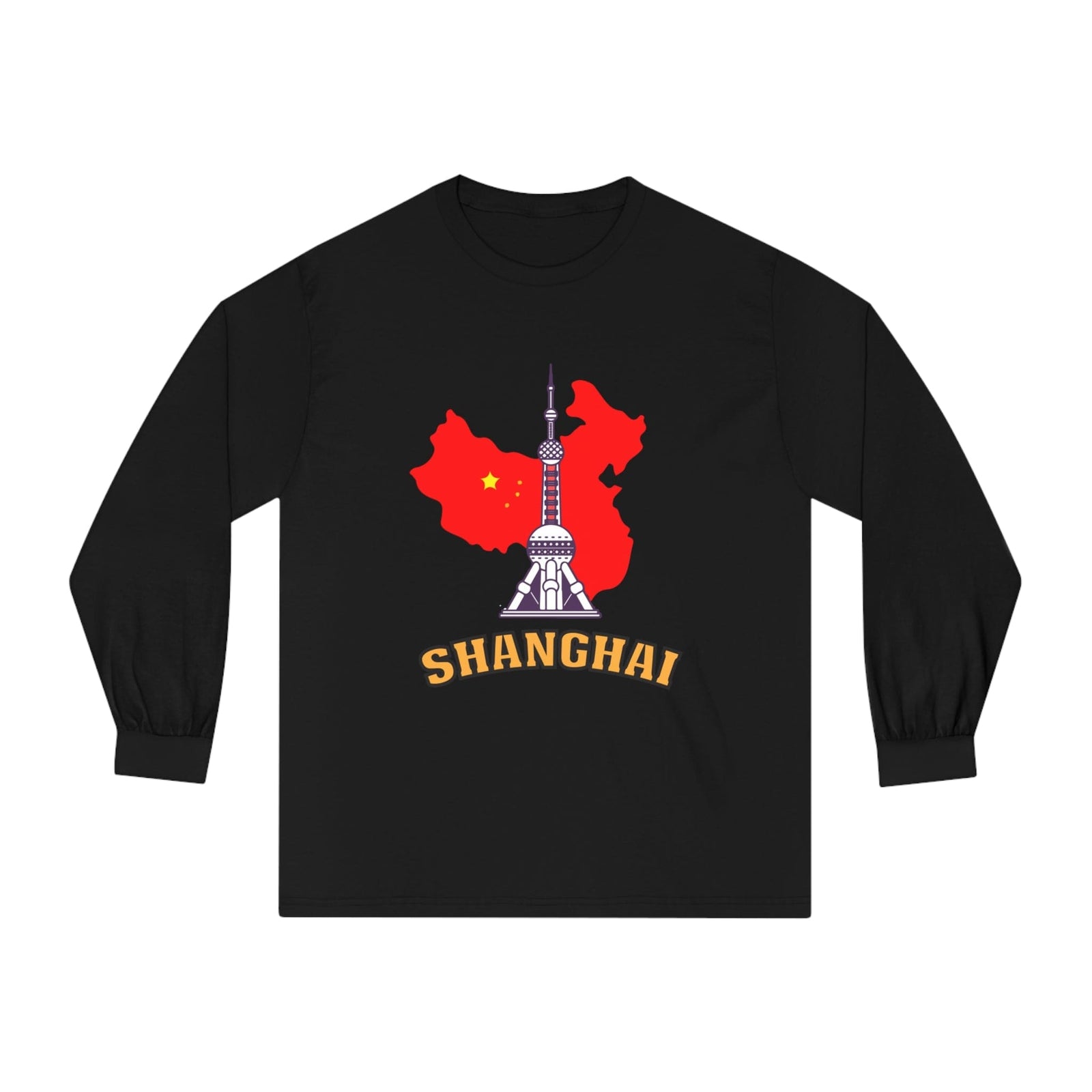 SHANGHAI – Trendy Design, Premium Long Sleeve Tee