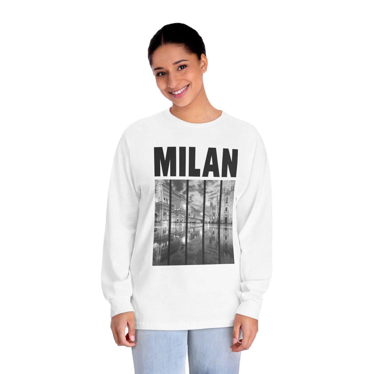 MILAN – Trendy Design, Premium Long Sleeve Tee