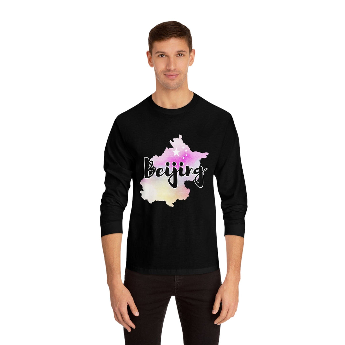 BEIJING – Trendy Design, Premium Long Sleeve Tee