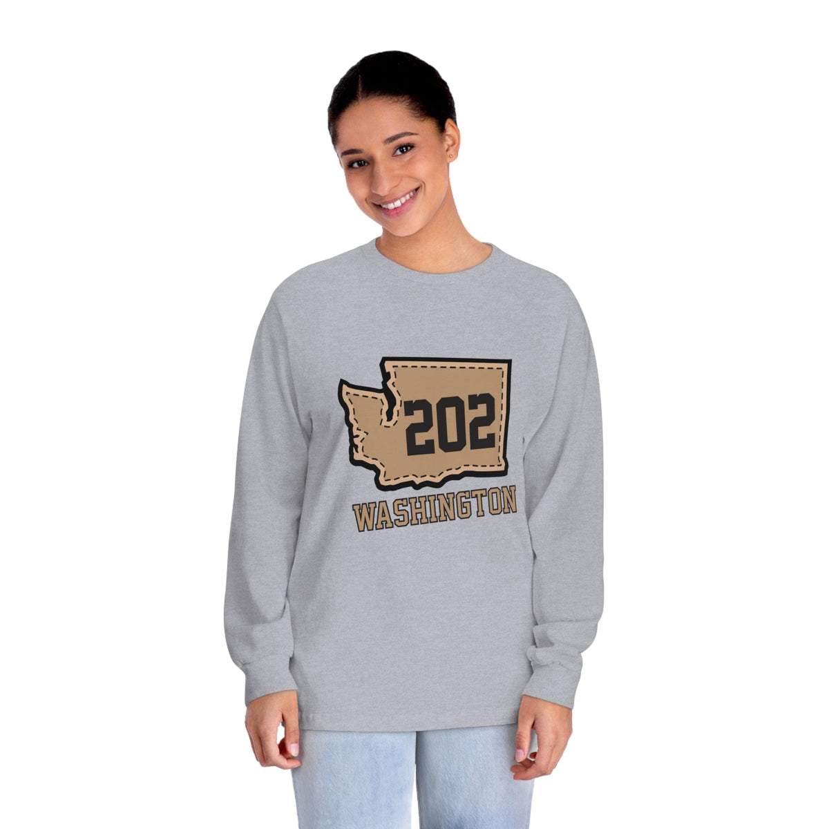 WASHINGTON – Trendy Design, Premium Long Sleeve Tee