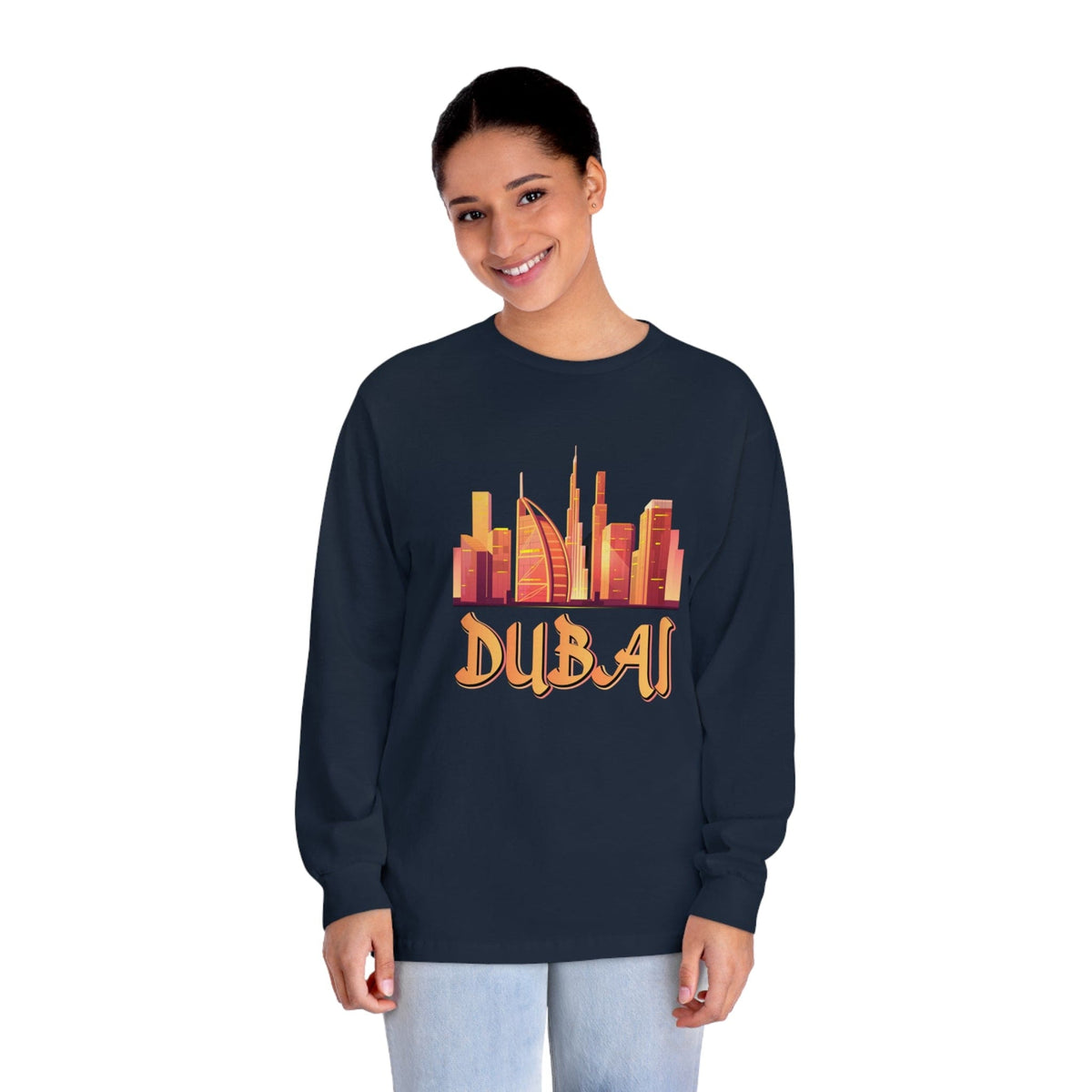 DUBAI – Trendy Design, Premium Long Sleeve Tee