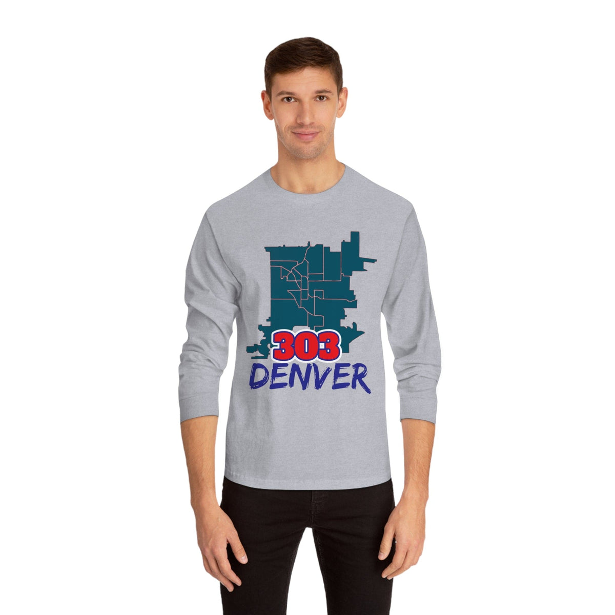 DENVER – Trendy Design, Premium Long Sleeve Tee