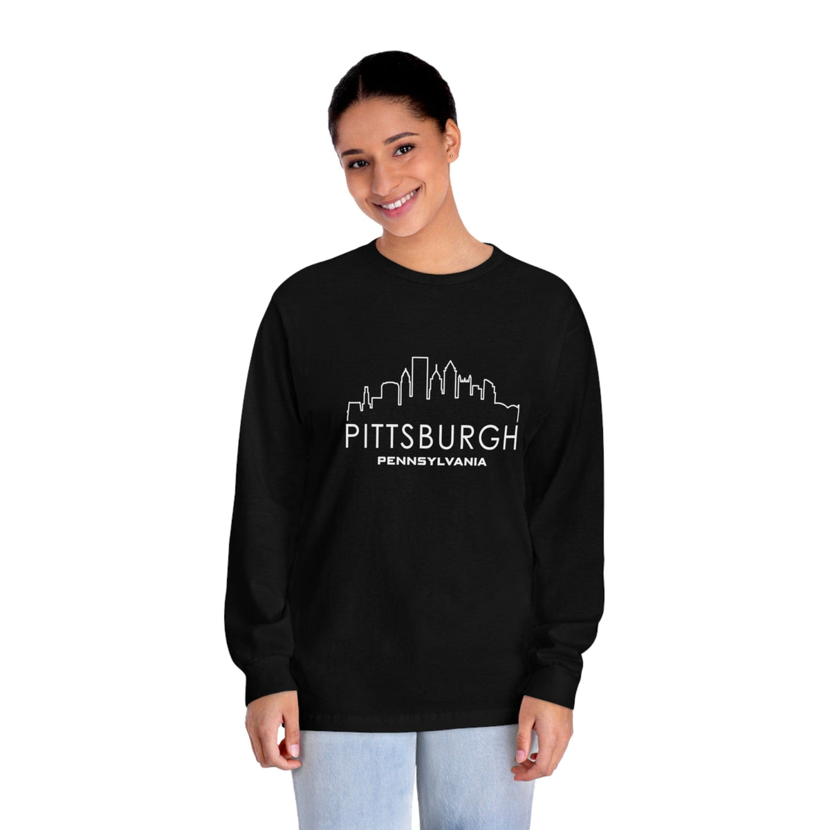 PITTSBURGH – Trendy Design, Premium Long Sleeve Tee
