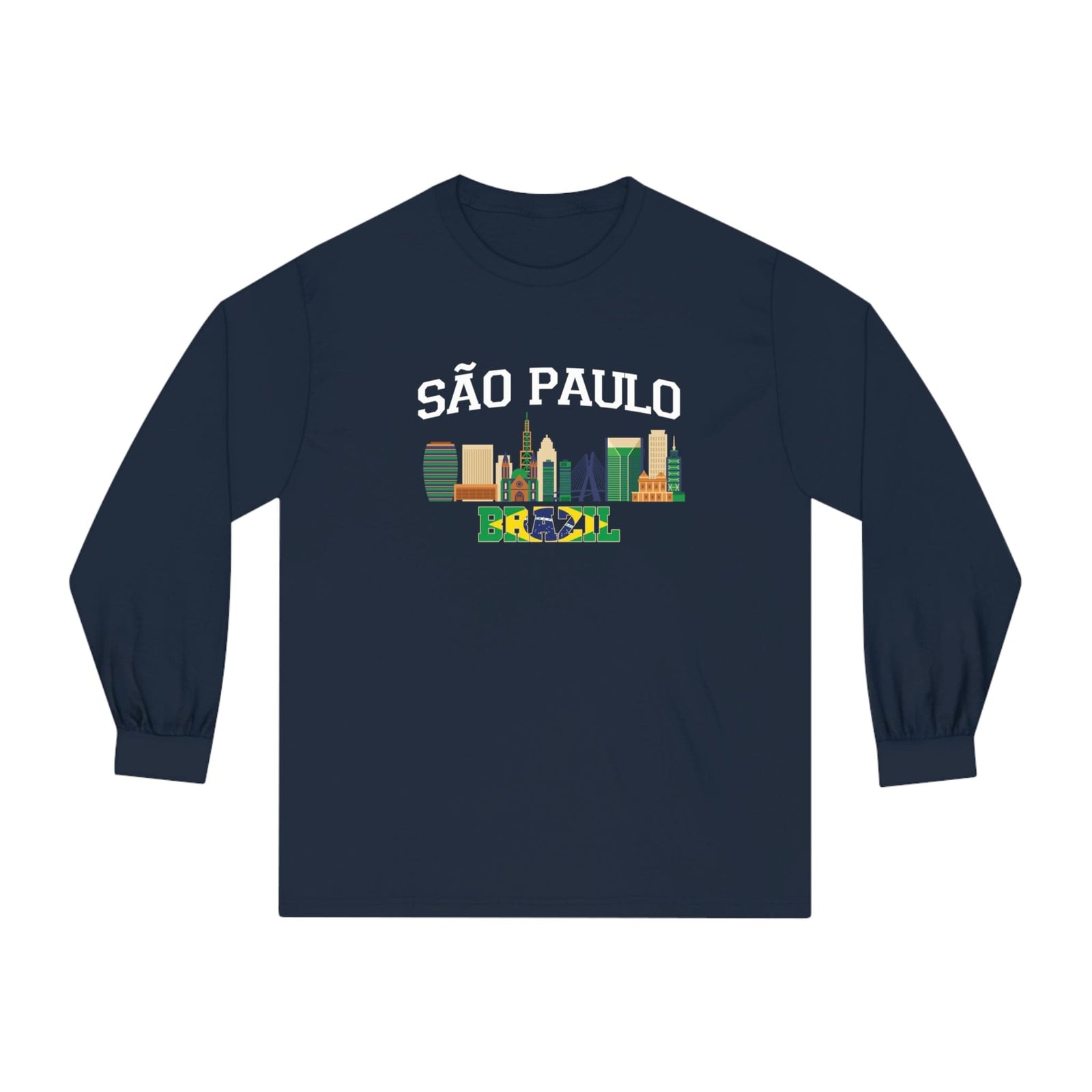 SAO PAULO – Trendy Design, Premium Long Sleeve Tee