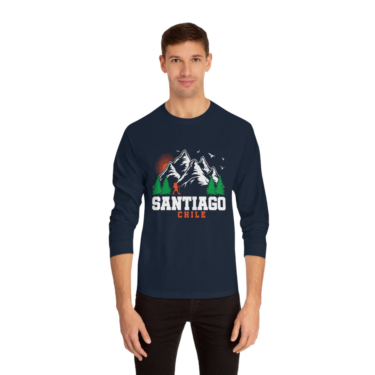 SANTIAGO – Trendy Design, Premium Long Sleeve Tee