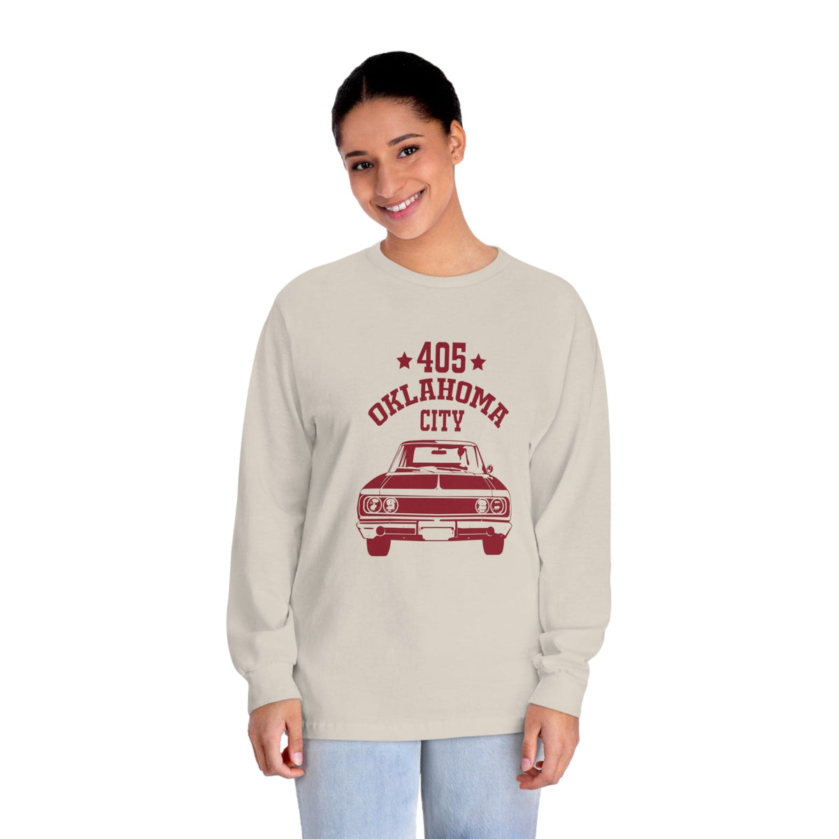 OKLAHOMA CITY – Trendy Design, Premium Long Sleeve Tee