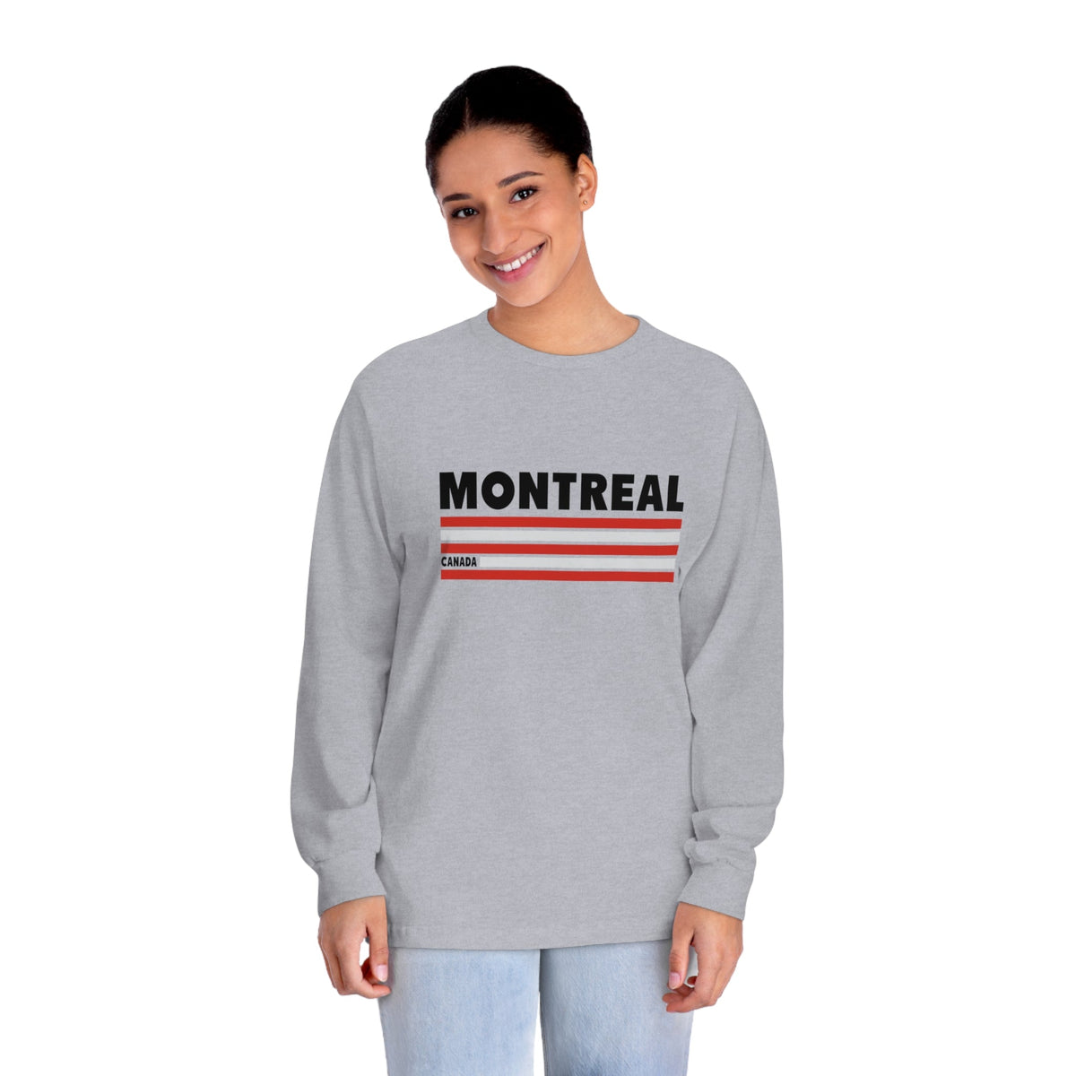 MONTREAL – Trendy Design, Premium Long Sleeve Tee