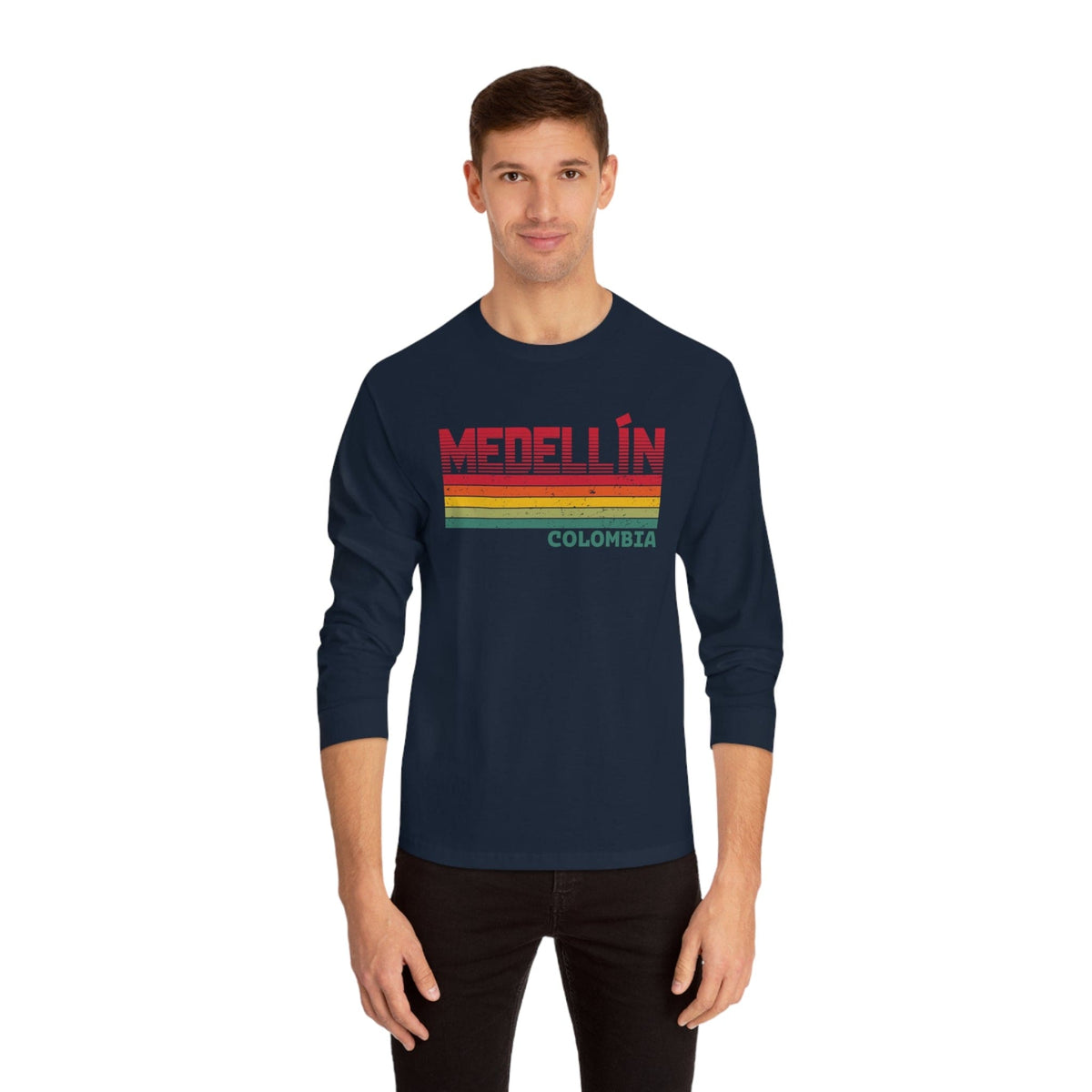 MEDELLIN – Trendy Design, Premium Long Sleeve Tee