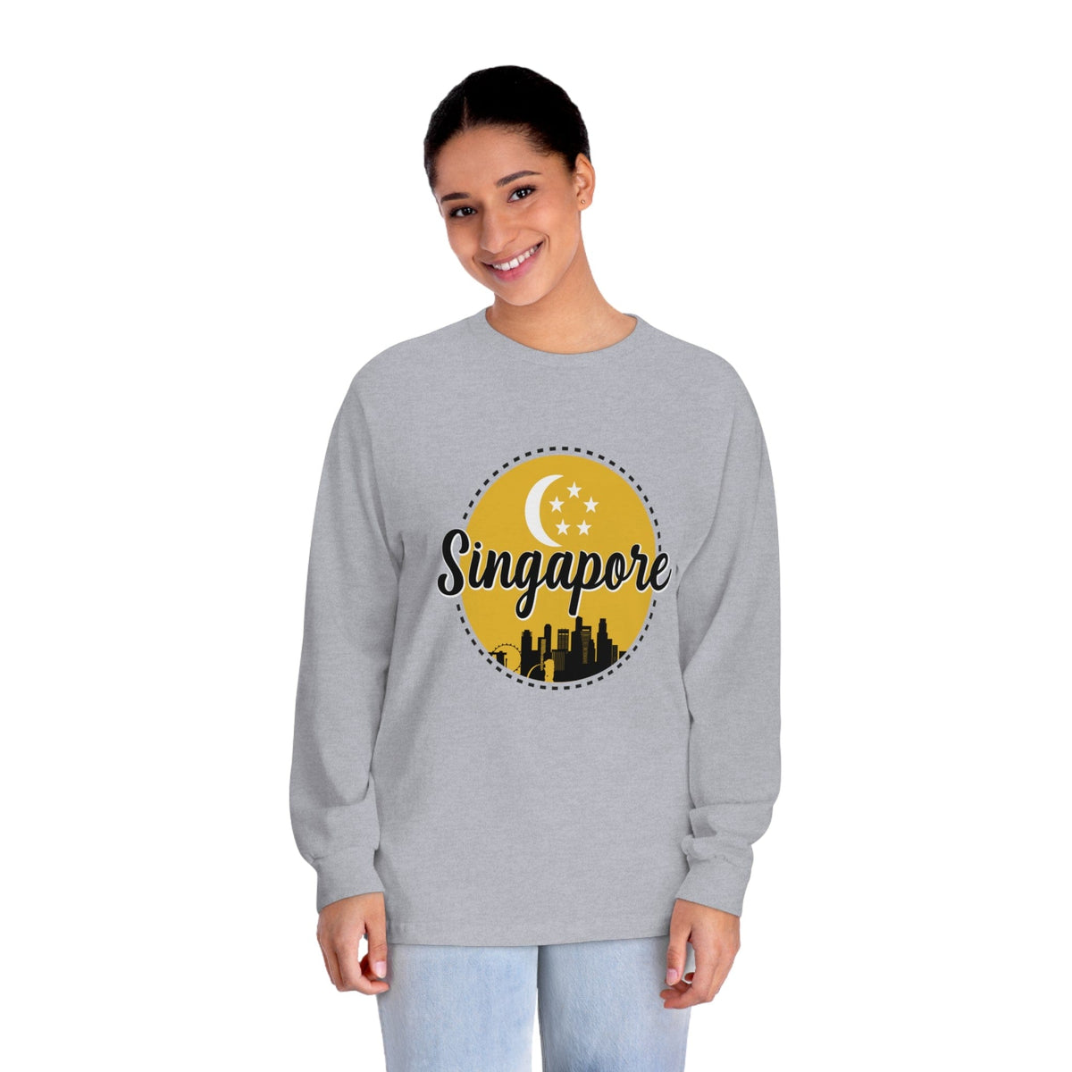 SINGAPORE – Trendy Design, Premium Long Sleeve Tee