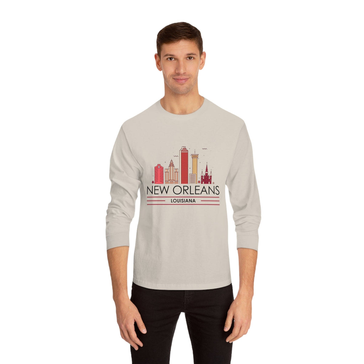 NEW ORLEANS – Trendy Design, Premium Long Sleeve Tee