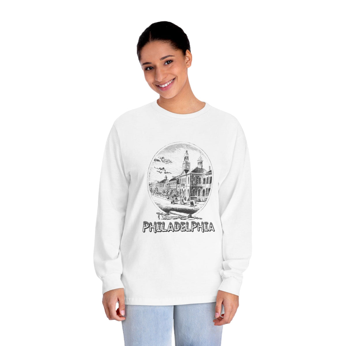 PHILADELPHIA – Trendy Design, Premium Long Sleeve Tee