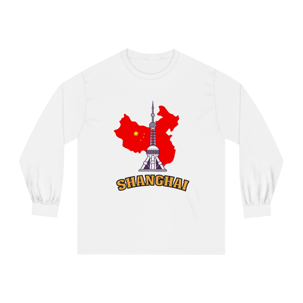 SHANGHAI – Trendy Design, Premium Long Sleeve Tee